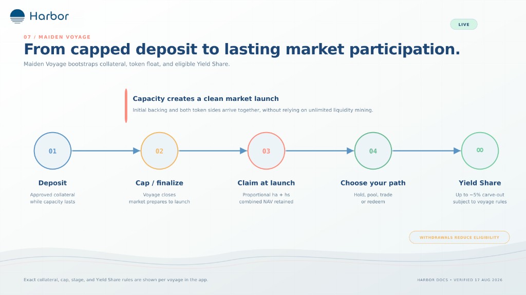 From capped deposit to lasting market participation.